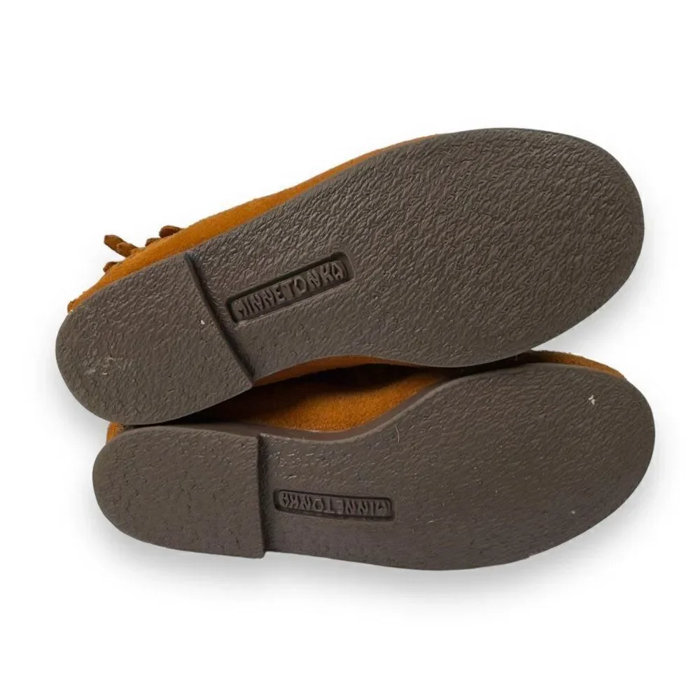 Minnetonka Frint Moc Leather Boots Brown 264863 Toddler 10‎